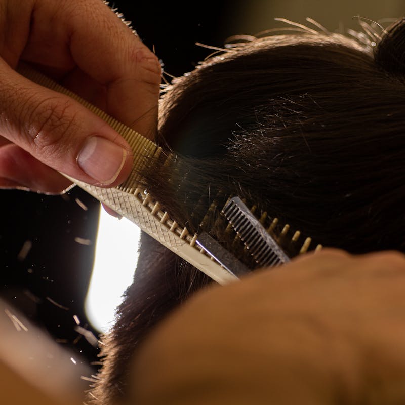 Clean fade at Broadmoor Barbers