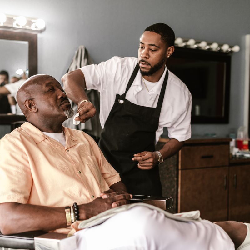 Finished style at Broadmoor Barbers